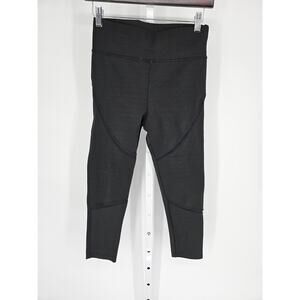 BSP Better Sports Performance Black Polyester Blend Mid-Rise Leggings Size M